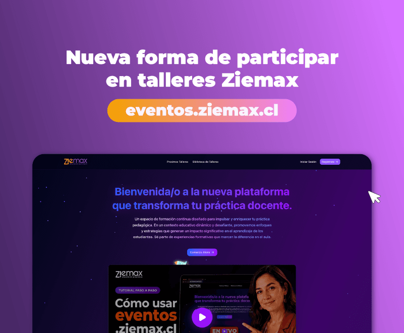 Nueva forma de participar en talleres Ziemax